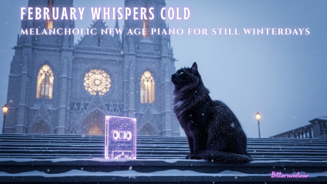 February Whispers Cold ❄️🥀 Melancholic New Age Piano for February's Quiet Heart 3 Hours