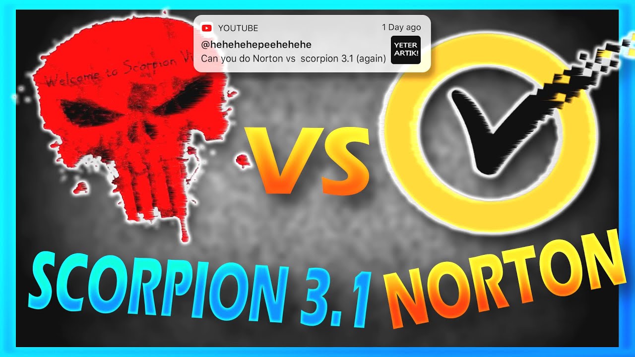 Norton Antivirus VS Scorpion 3.1 Virus! | Antivirus Test