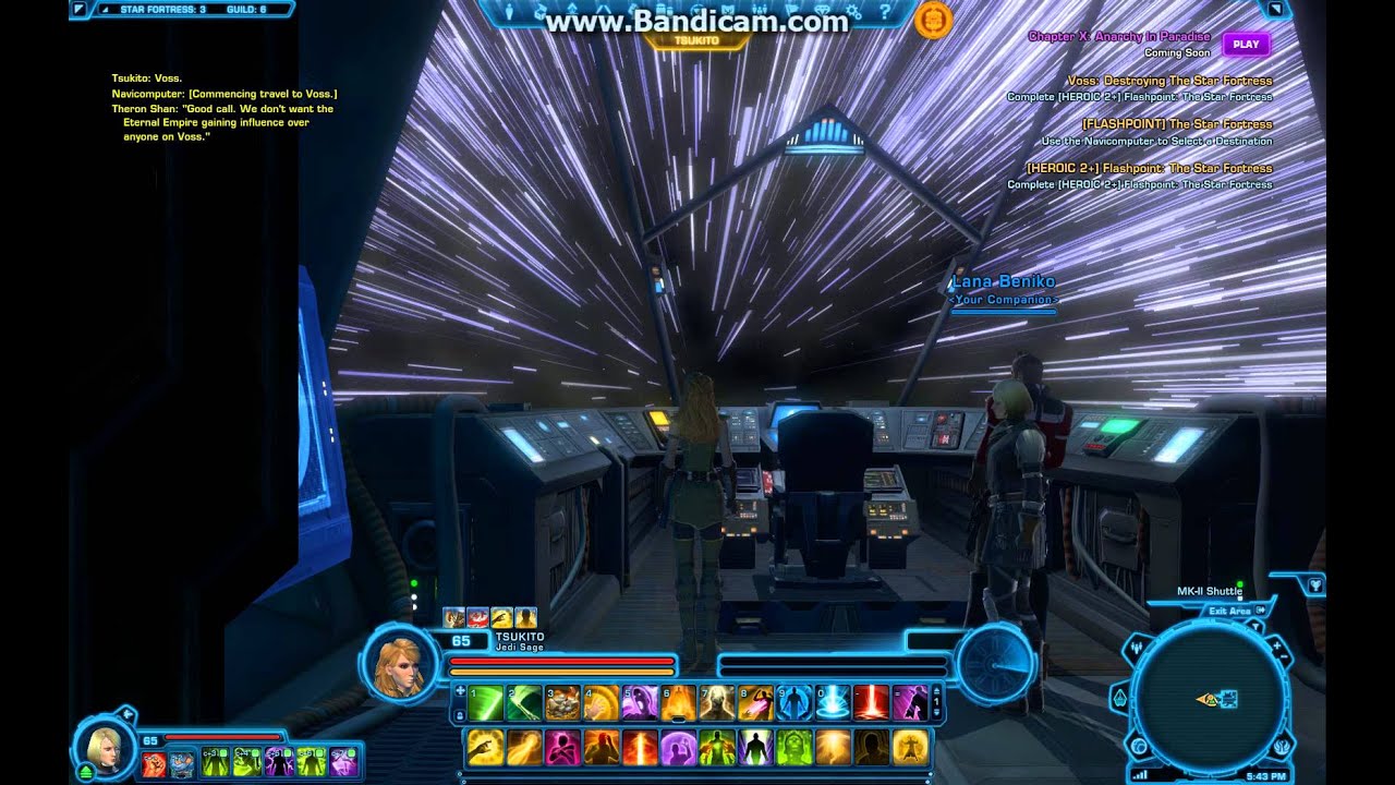 Swtor - Jedi Consular - Voss: Destroying The Star Fortress