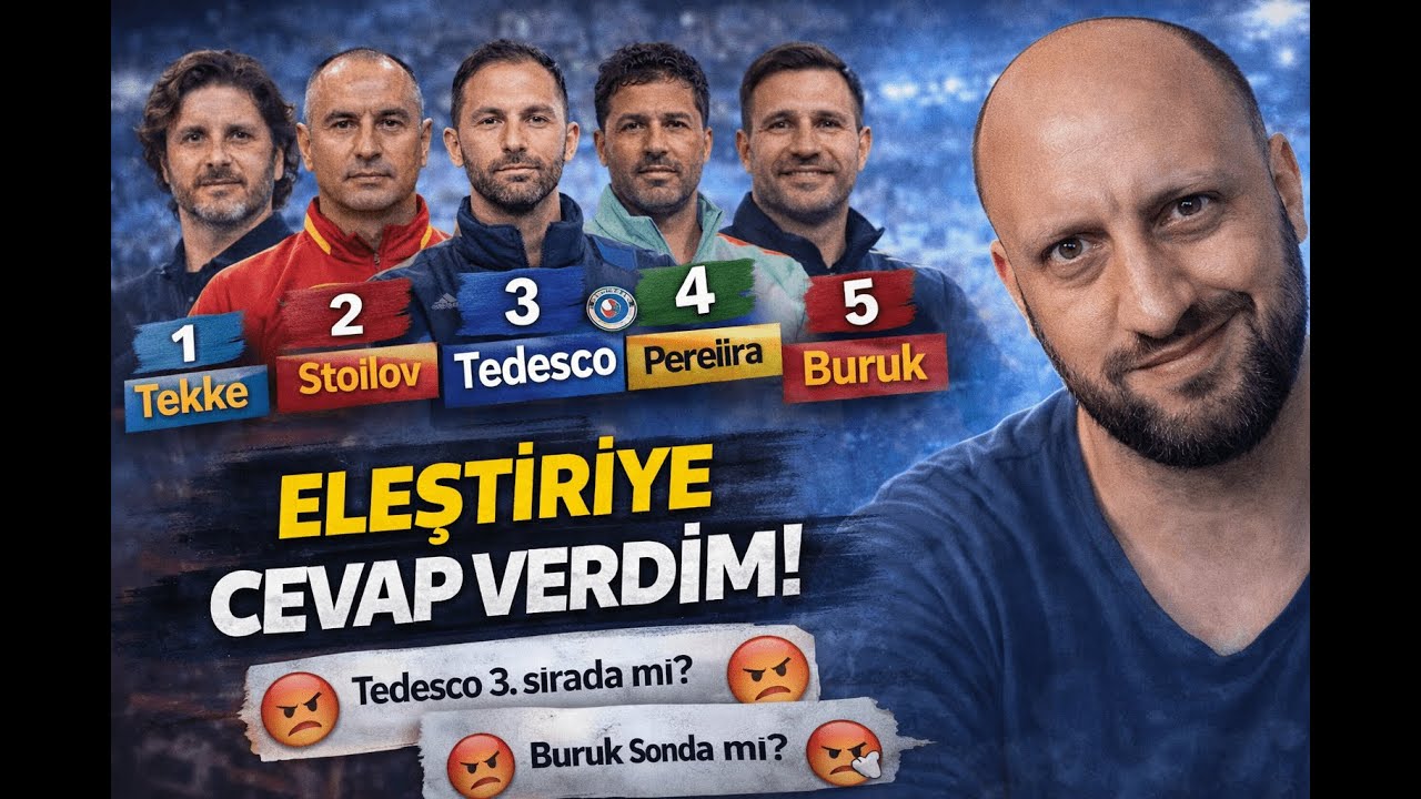 Elestirelere Elesti - Tartışmalı Teknik Direktör Yorumlarına Cevap Verdim. #fatihtekke #okanburuk