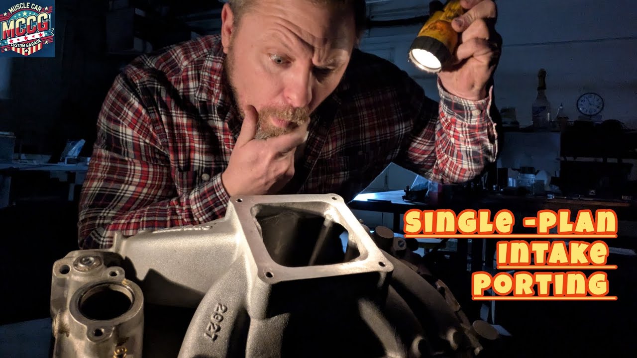 DIY Porting - BBC  Edelbrock Super Victor  Intake. ( Freeing up HP )