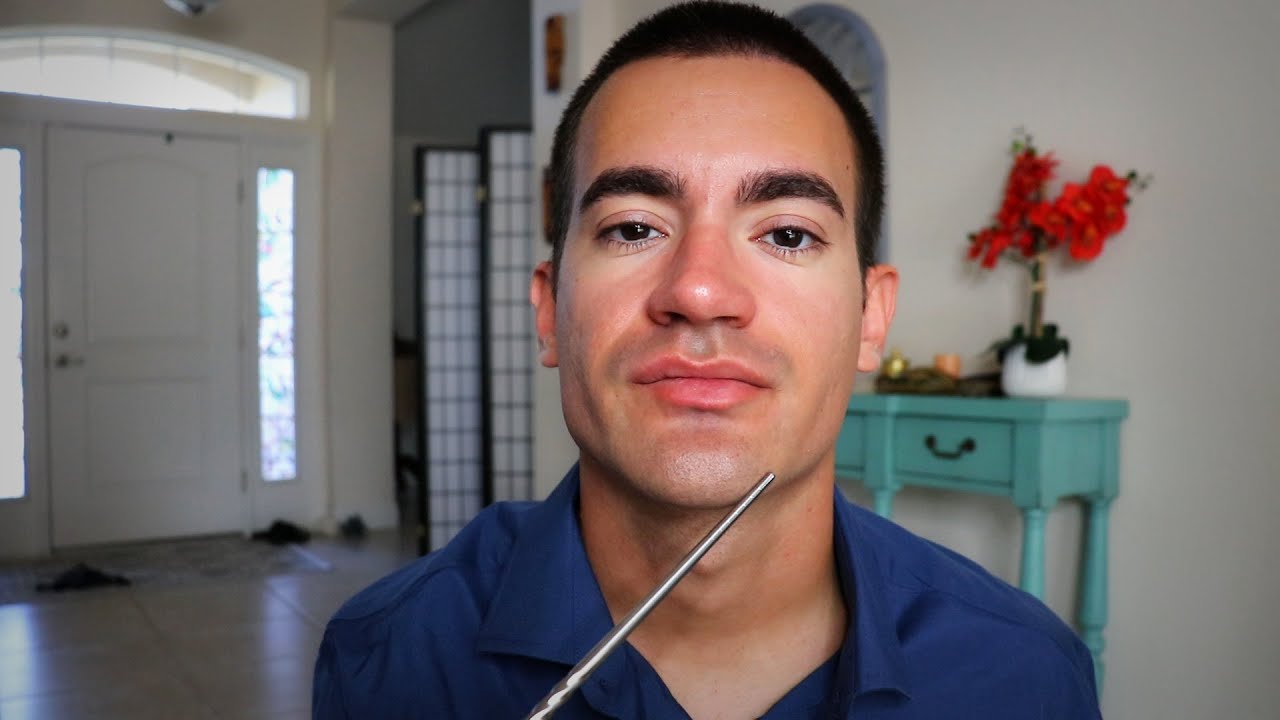 Tracing My Face & Explaining Anatomy (ASMR)