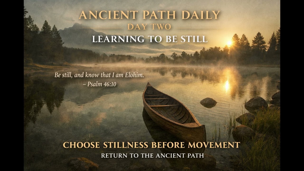 Ancient Path Daily — Day 2 | Learning to Be Still (Psalm 46:10)