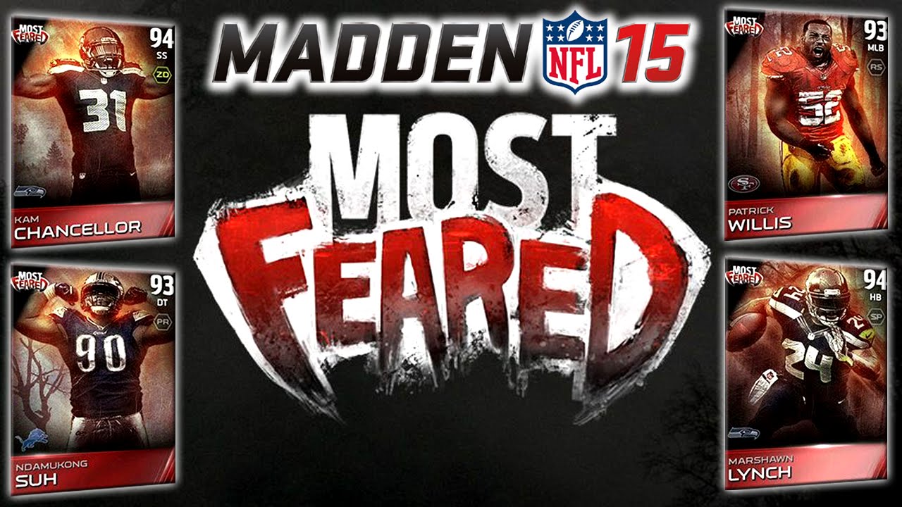 MUT 15 - MOST FEARED - Limited Editions, Sets and Pack Opening in Madden 15 Ultimate Team