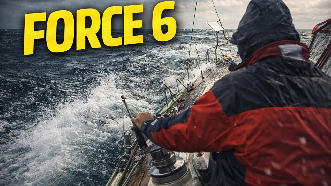 🌊 Vent force 6 au départ de Camaret | Navigation engagée vers Roscoff