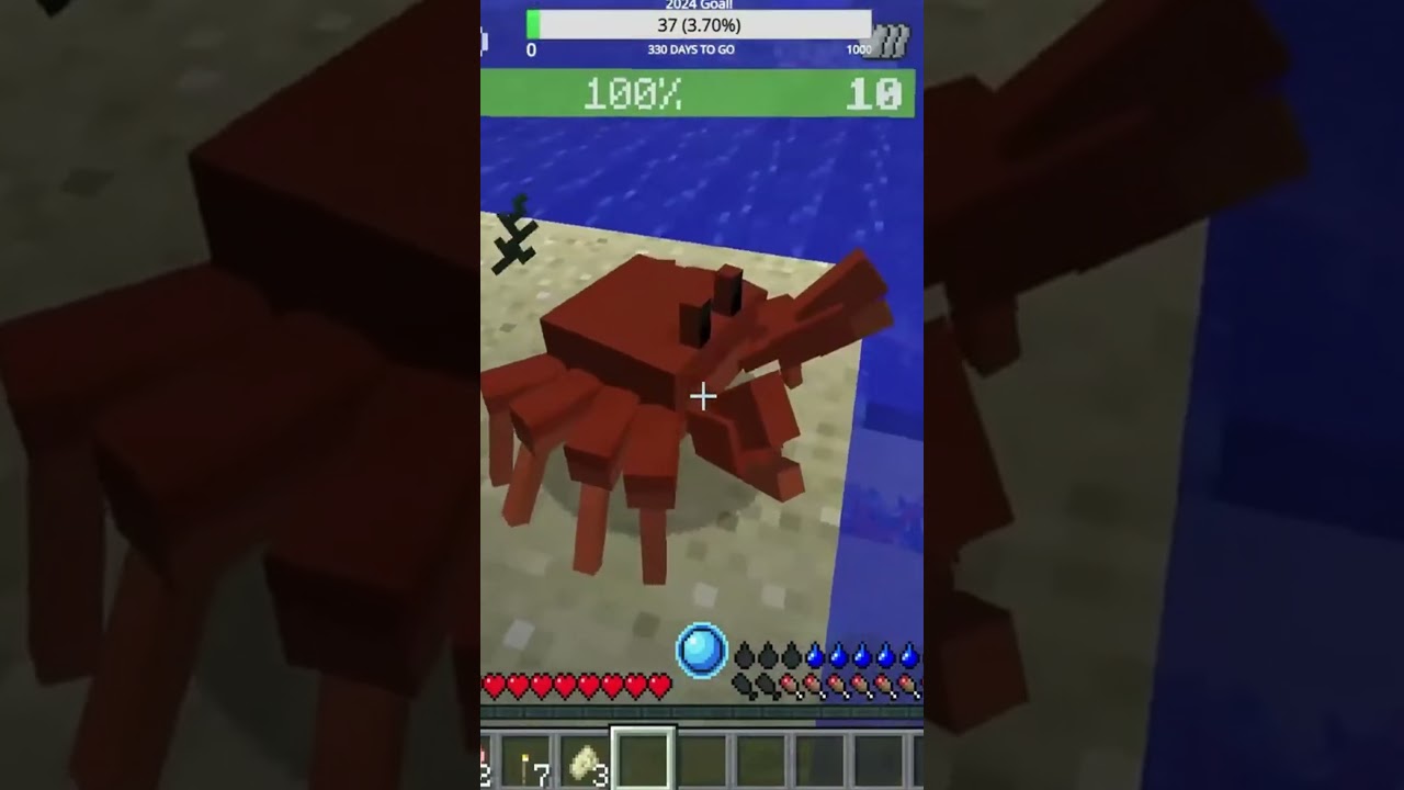 Rowdy Said WHAT?! #minecraft#rowdy #rlcraft #crab #fyp #mods #4k