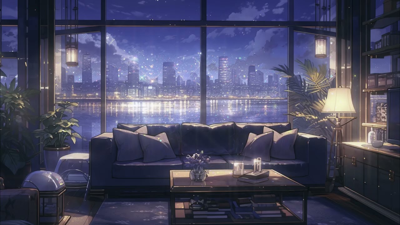Night City Lofi 🌃 | Soft Piano & Street Sounds for Peaceful Solo Study
