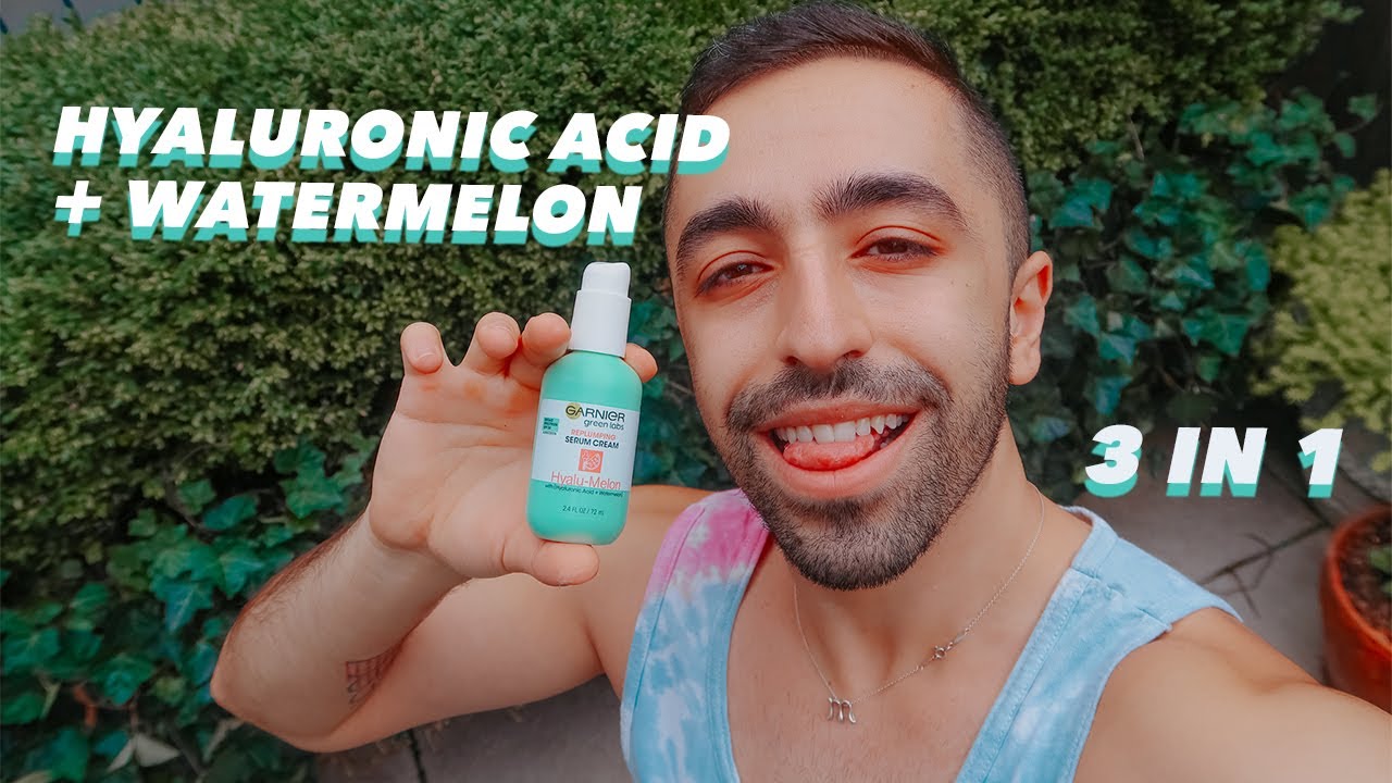 Garnier 3 in 1 Serum Cream Hyalu-Melon Detailed Review (Garnier Green Labs)
