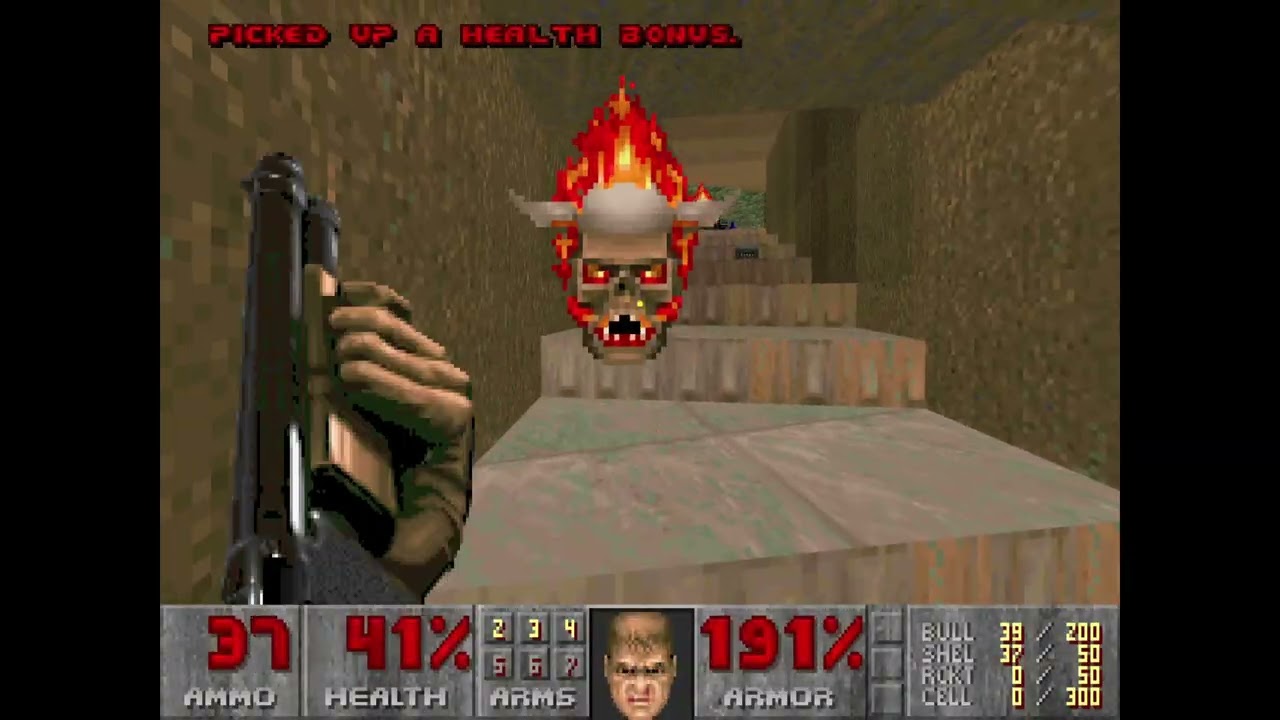 DOOM UV E2M3 Pistol Start