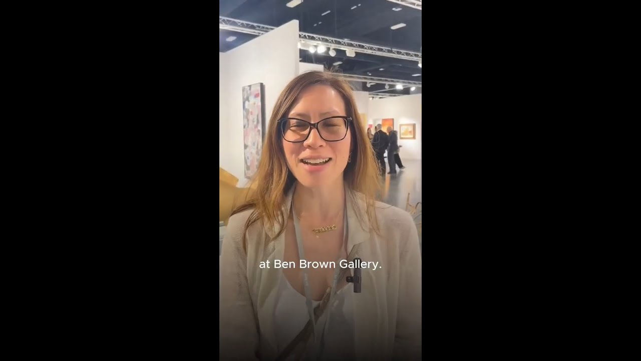 Chubb art expert Tannie Ng at Art Basel Miami Beach