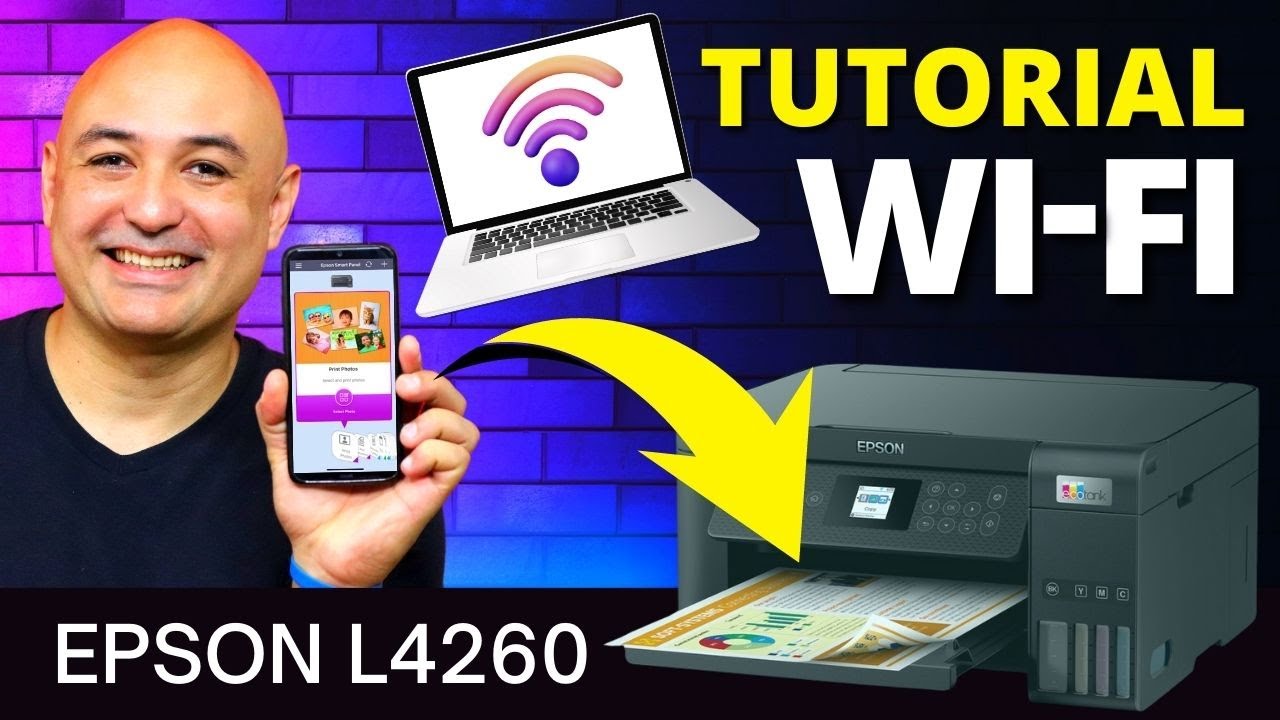 Como configurar o Wi-Fi da Impressora Epson L4260