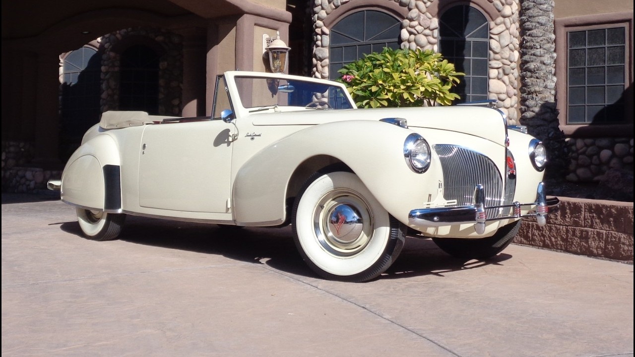 1941 Lincoln Continental Convertible V12 in Beige & Ride on My Car Story with Lou Costabile