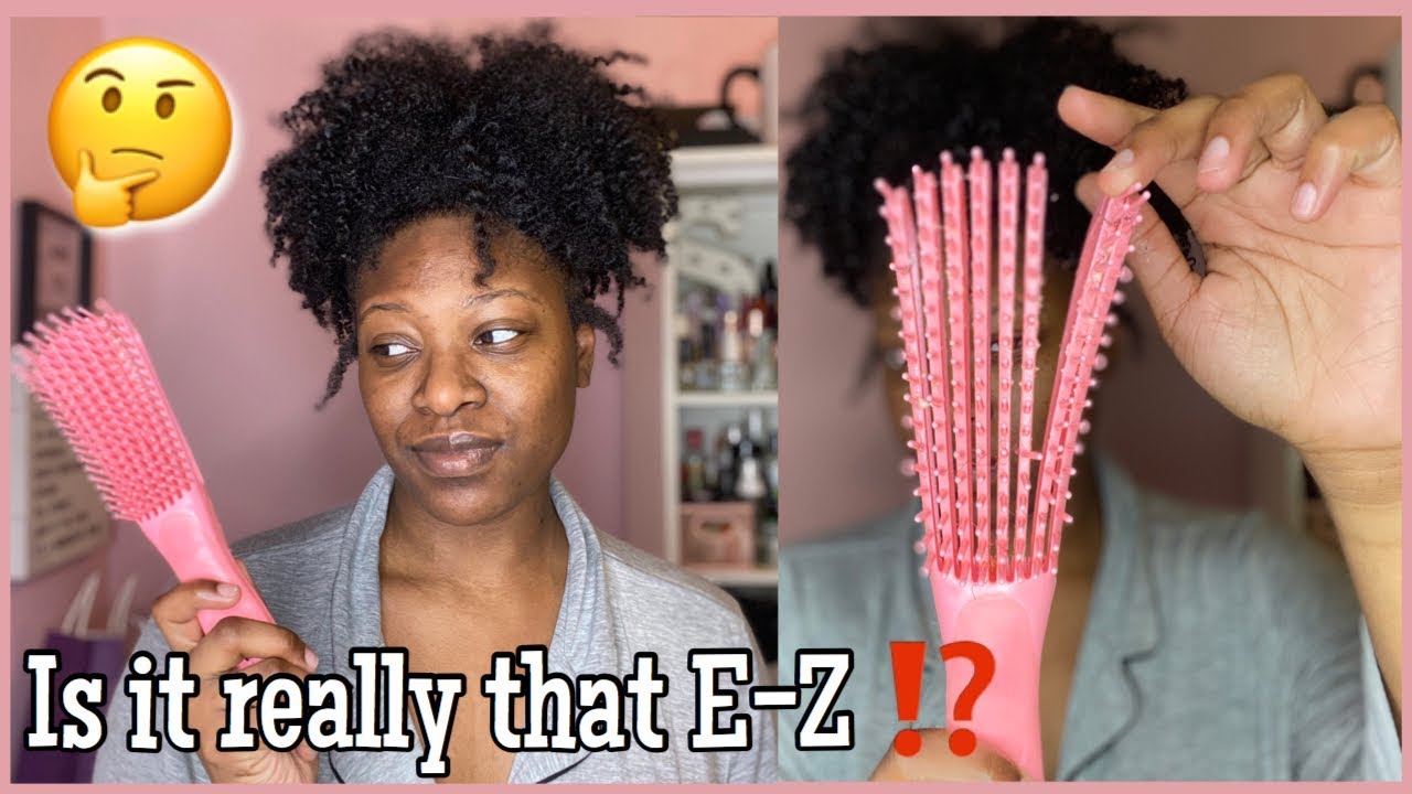 FINALLY TRYING THE MOST POPULAR  BRUSH ON INSTAGRAM THAT BROKE THE INTERNET | E-Z DETANGLER REVIEW