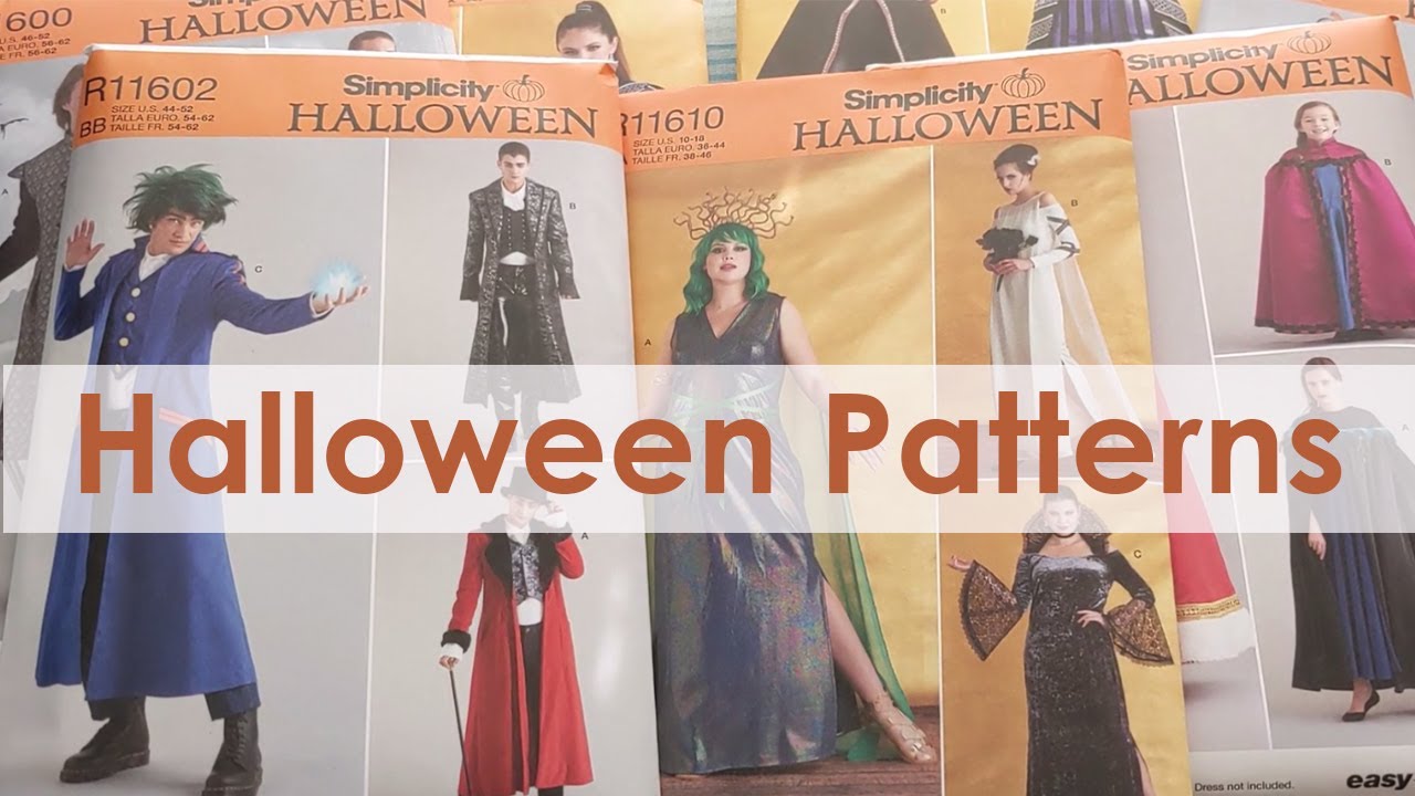 New 2022 Simplicity Halloween Sewing Patterns