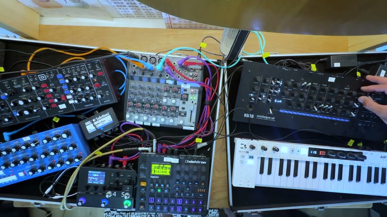 GS Bree6  Digitakt Behringer D Korg Minilogue xd Jam