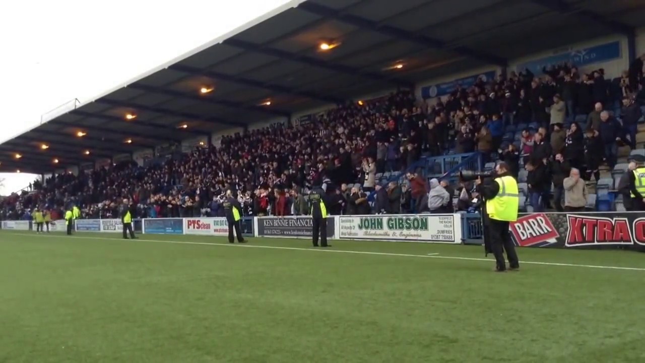 St.Mirren Fans At Palmerston