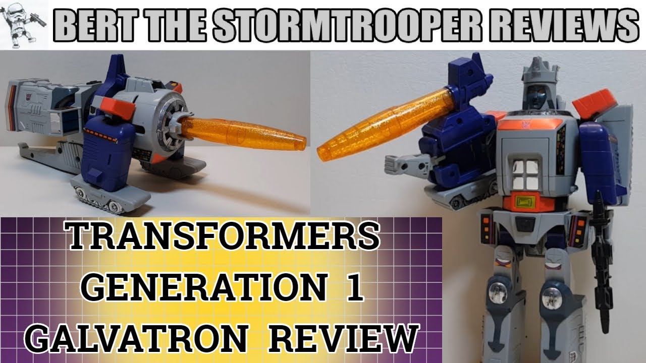 Transformers Generation 1 G1 GALVATRON Review! Bert the Stormtrooper Reviews!