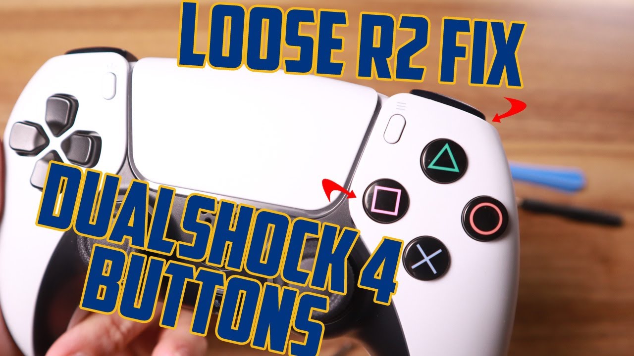 How to fix the DualSense loose R2 issue and replace the buttons with DualShock 4 buttons