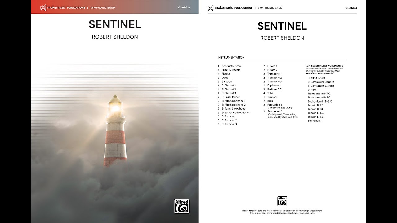 Sentinel, by Robert Sheldon &ndash; Score & Sound