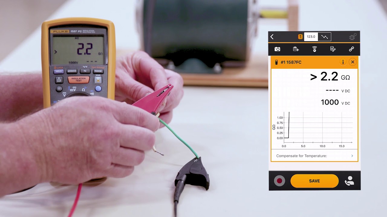 How To Test a Motor with the Fluke 1587 FC
