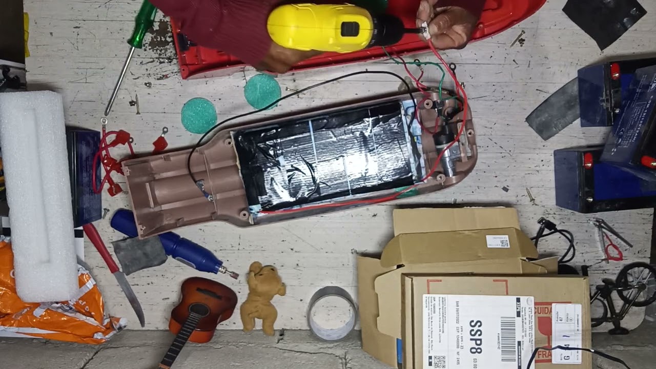 troca da bateria de chumbo pra de litio