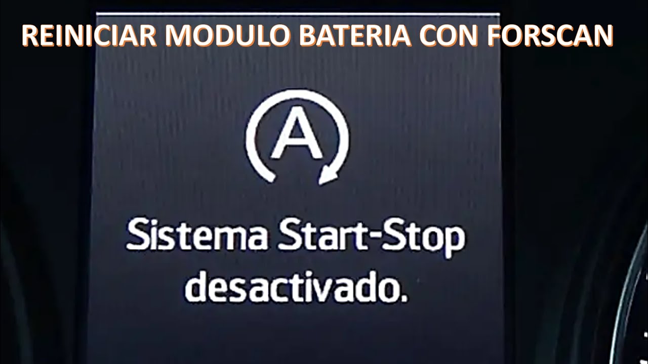 Reiniciar Modulo de la Batería con Forscan Vehiculos Ford Y Mazda