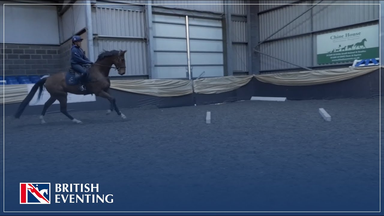 Developing footwork in canter with Caroline Moore - British Eventing Training Exercises