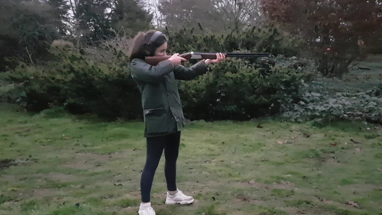 Sophia's First Test Shots Of Her Kofs Sceptre SXE 410 Shotgun