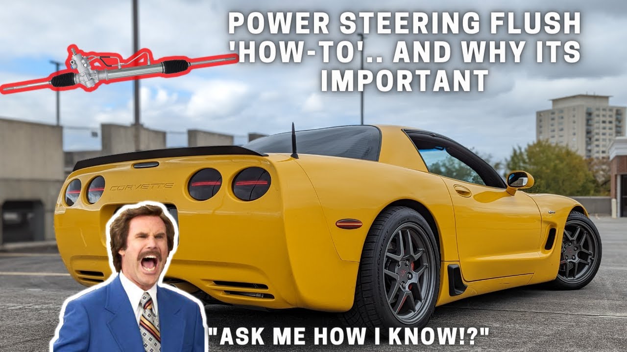 HOW TO FLUSH YOUR POWER STEERING FLUID C5 CORVETTE | BOTH METHODS | STEP BY STEP | WORKS ON ANY CAR