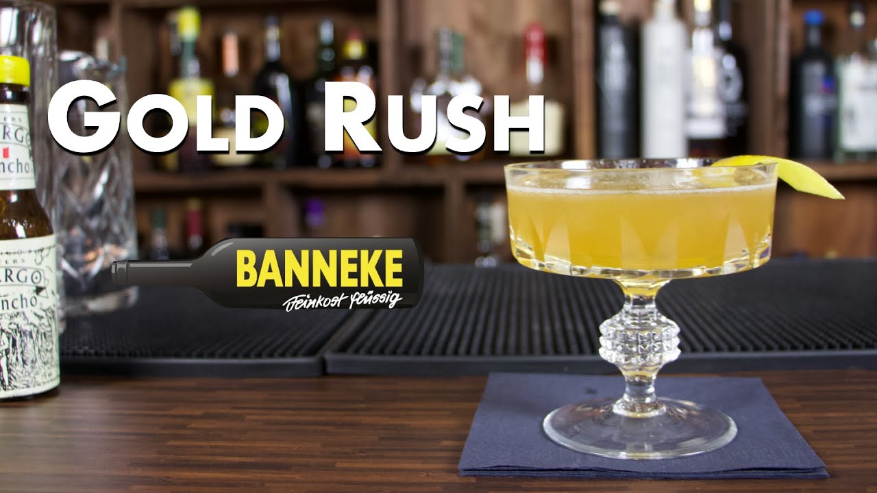 Gold Rush - Bourbon Cocktail selber mixen - Sch&uuml;ttelschule by Banneke