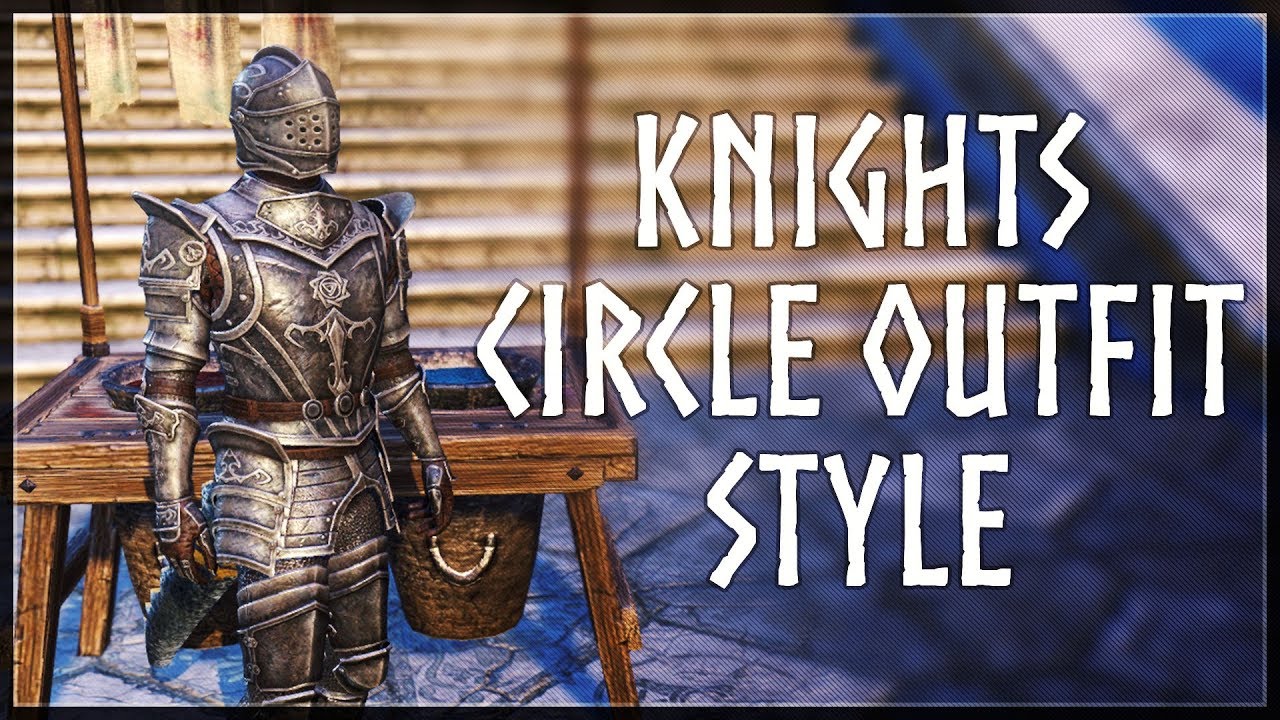 ESO Knight of Circle Outfit Style - Showcase of the Knight of Circle in The Elder Scrolls Online