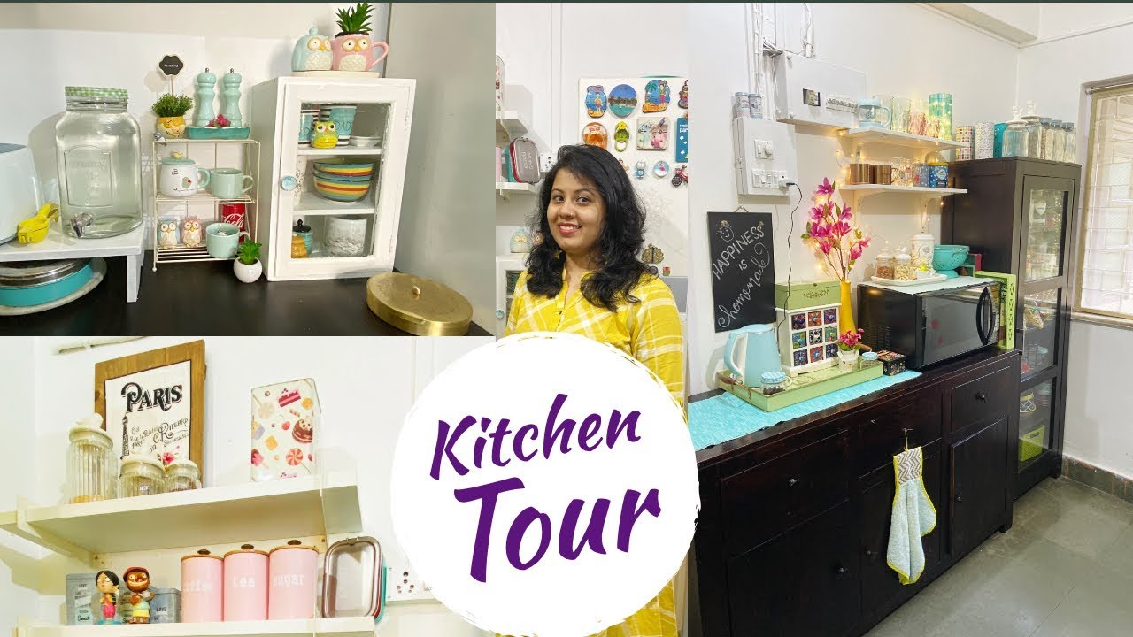 Organized Kitchen Tour | Indian Small Kitchen & Countertop Organization Ideas | Diwali 2019