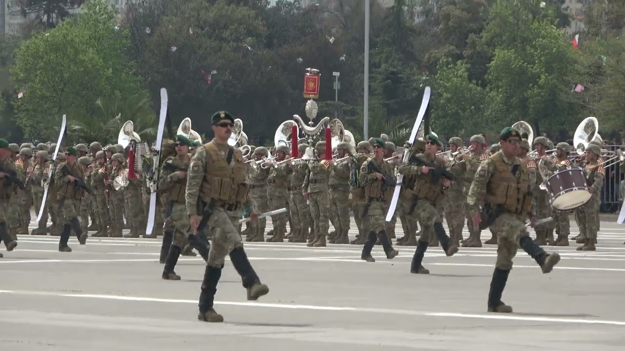 Escalón Ejército de Chile Preparatoria 16 Sept 2024 Parque O´Higgins