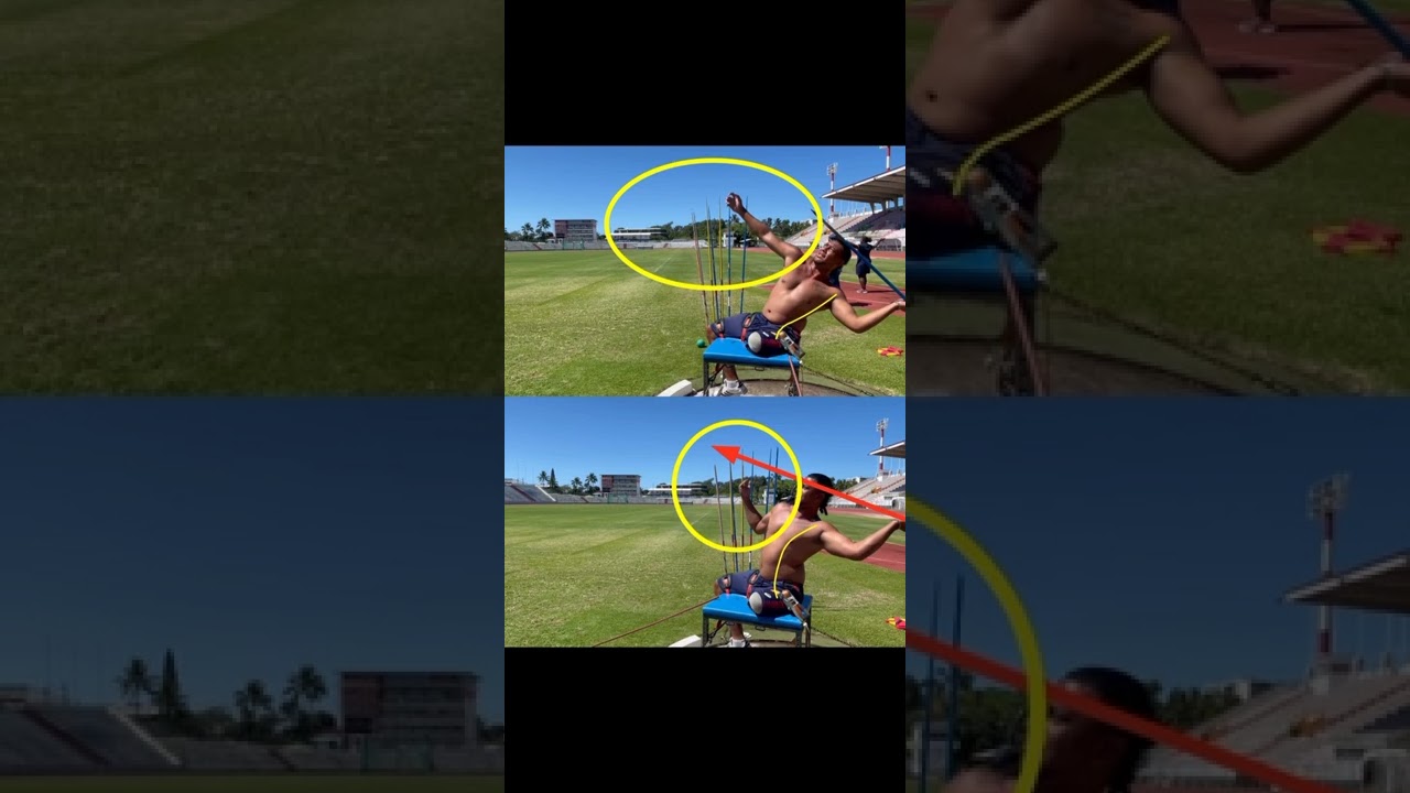 Exercice combiné : massue + javelot. Recherche de Sensations étirement/Renvoi. Élasticité musculaire