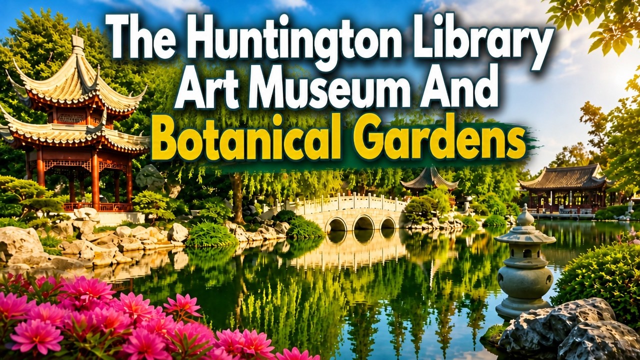 The Huntington Library Art Museum And Botanical Gardens Los Angeles Tour 2026