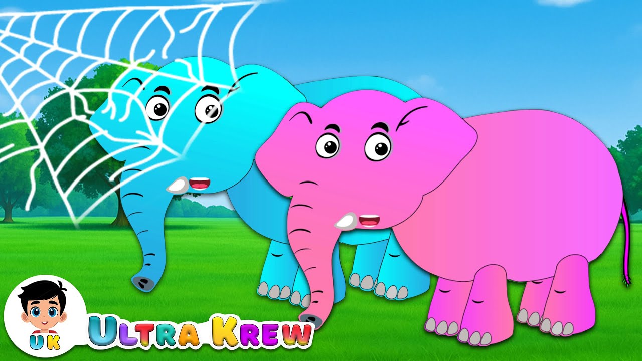🐘Ek Mota Hathi Poem | एक मोटा हाथी | Ultra Krew Poems | Kids Nursery Rhymes | Hindi Poems