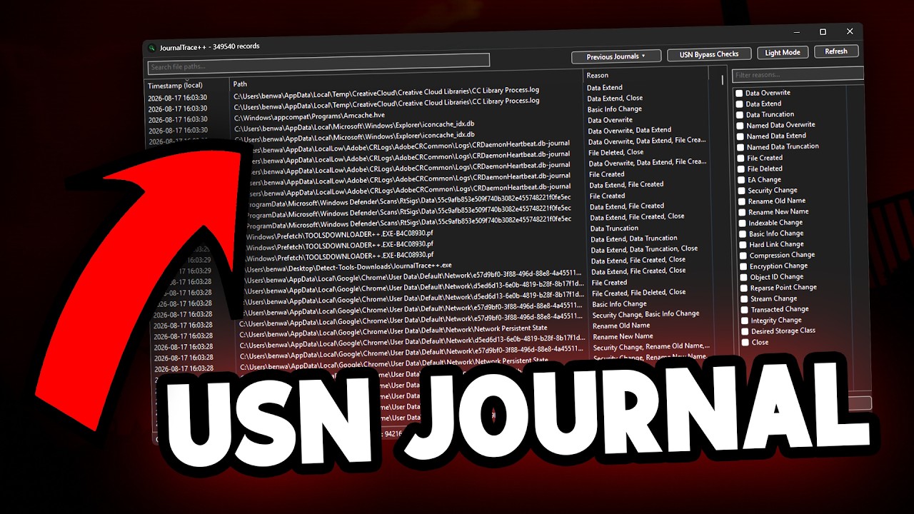 Как провести проверку ПК: криминалистический анализ USN Journal