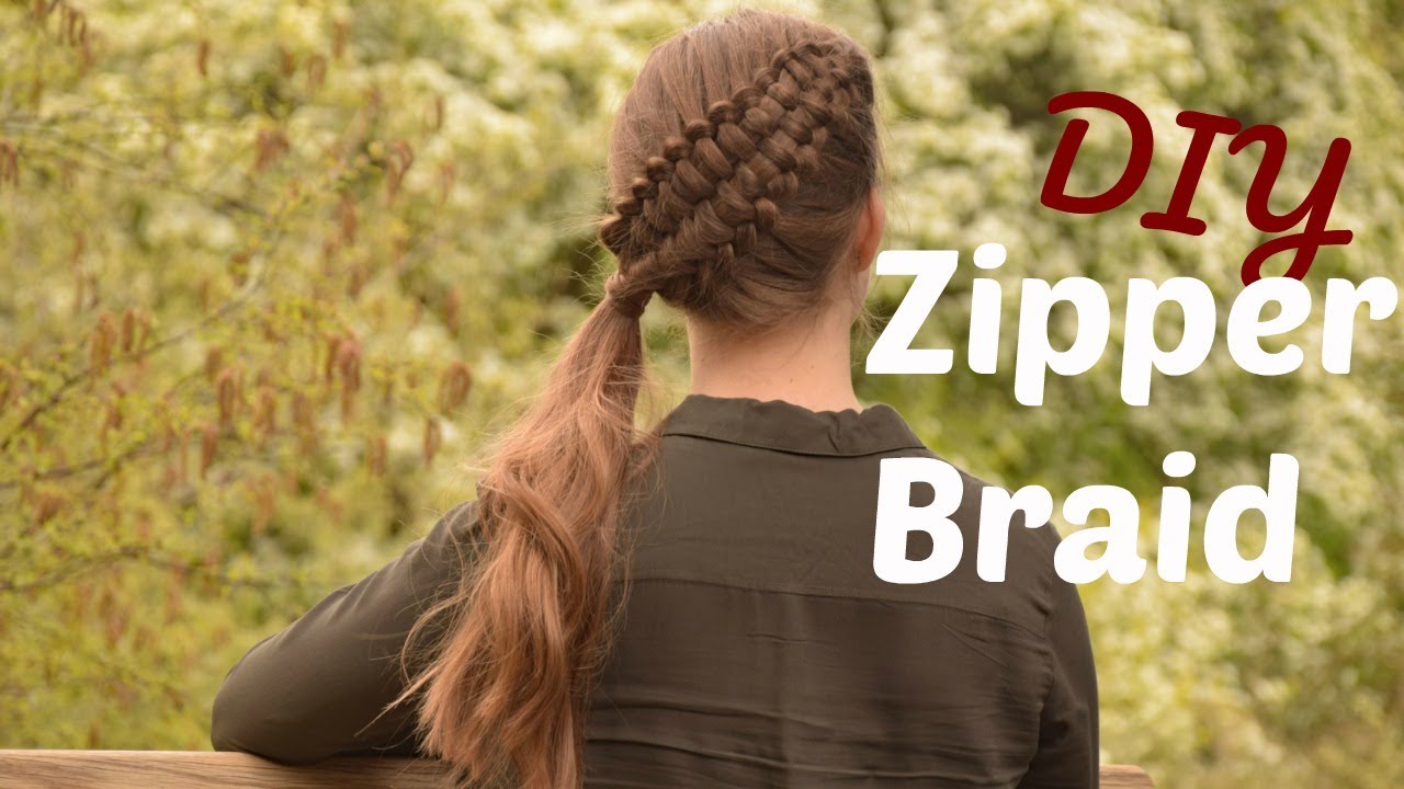 HOW TO: Zipper Braid on Yourself | Yiyayellow Hairstyles