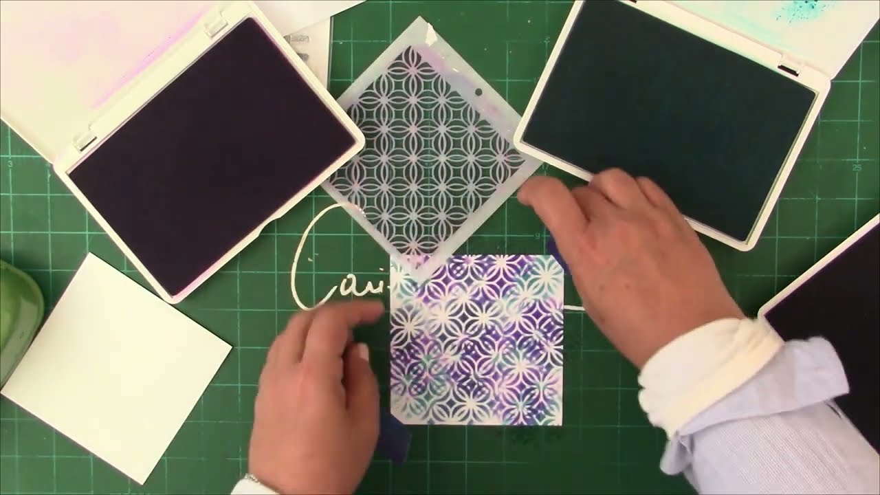 FREE Card Class using Stencils, Archival Inks & EMBOSSING Powders!