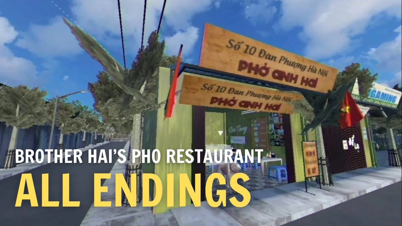Brother Hai's Pho Restaurant All Endings | FLOWER GAME