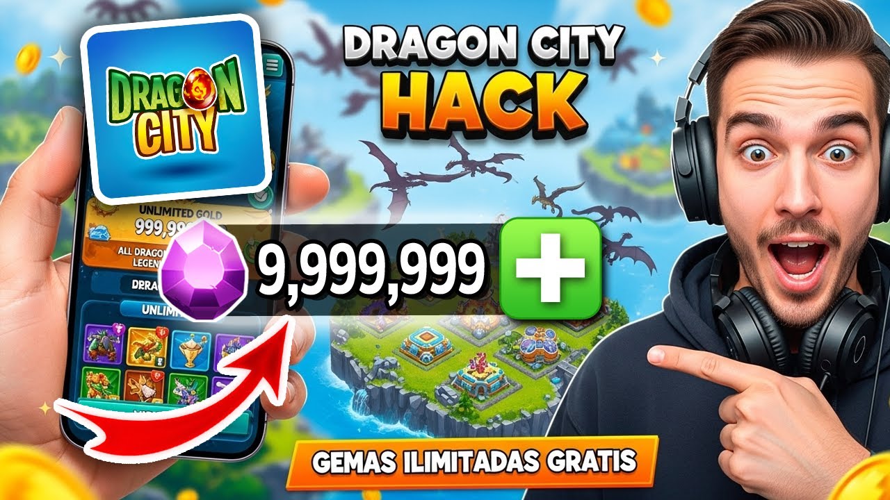 🔥 Dragon City MOD MENU 2026 🤑 Gemas Infinitas, Todos los Dragones & Comida Ilimitada (Android/iOS)