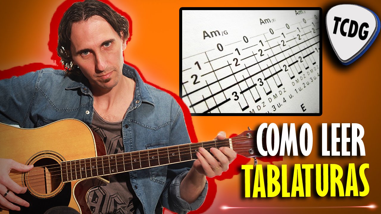 Aprende Fácil Como Leer Tablaturas de Guitarra Acústica! Tutorial para principiantes TCDG