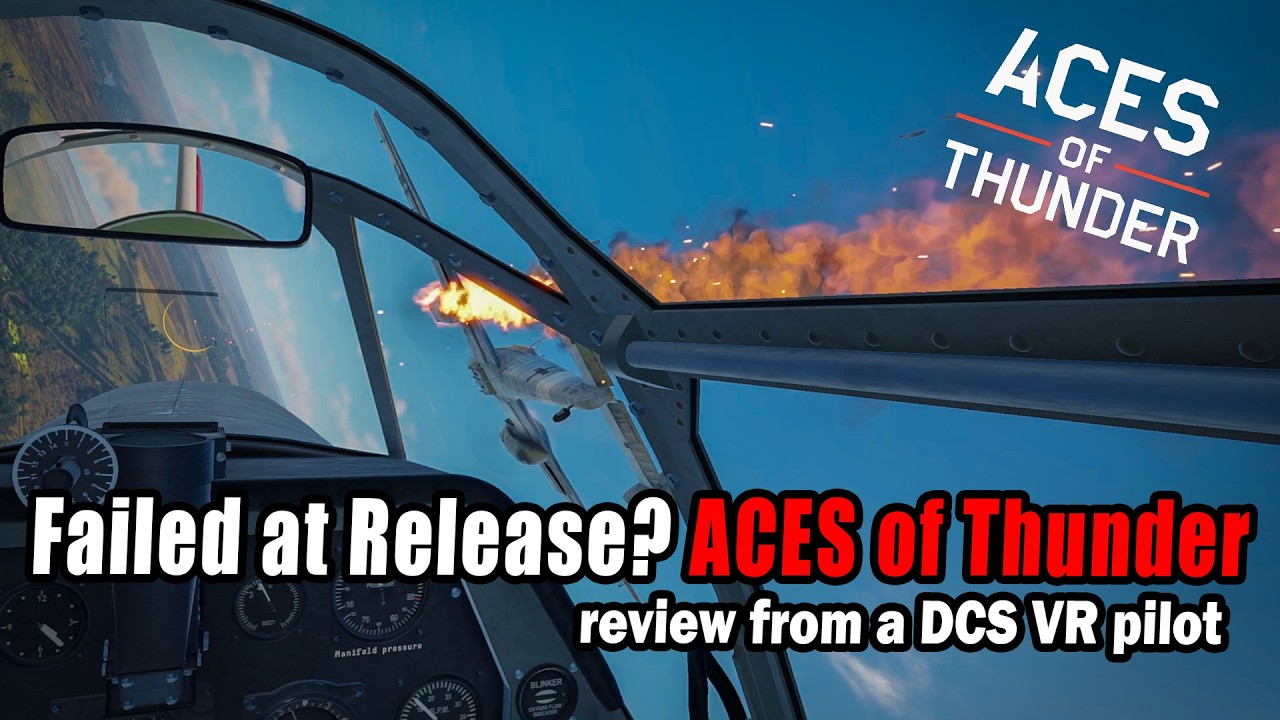 Aces of Thunder против DCS: Отличная производительность в VR, но где же игроки?
