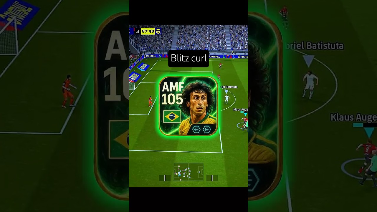 Он забивает самые красивые голы ✅🔥 #efootball #pes #efootball2024 #zico #pesmobile
