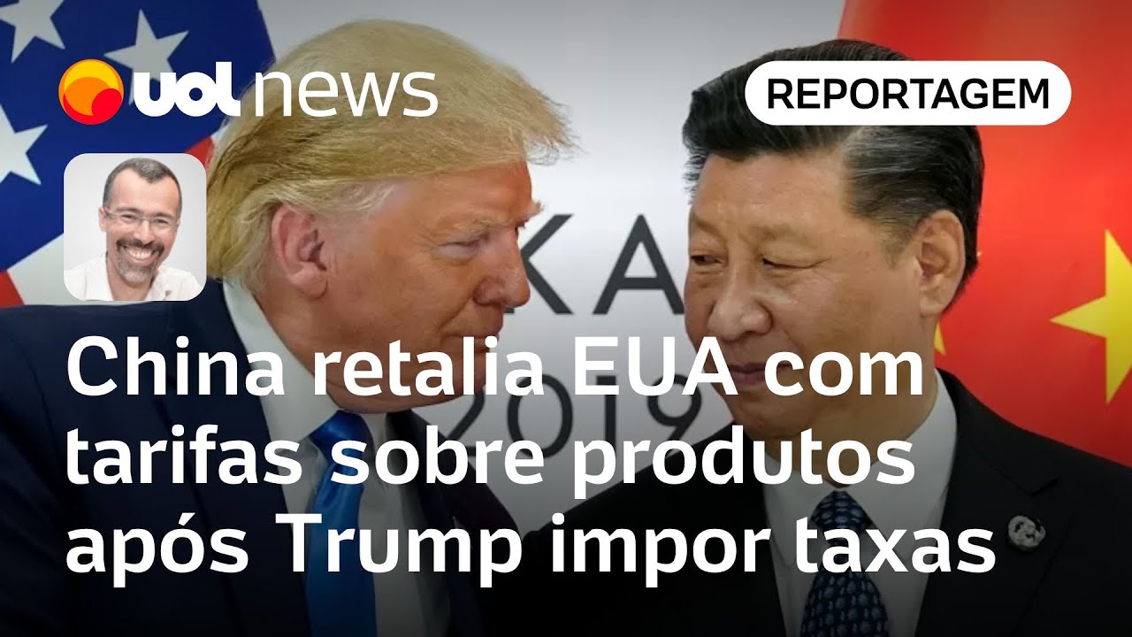 China retalia EUA com tarifas sobre produtos após Trump impor taxas | Jamil Chade