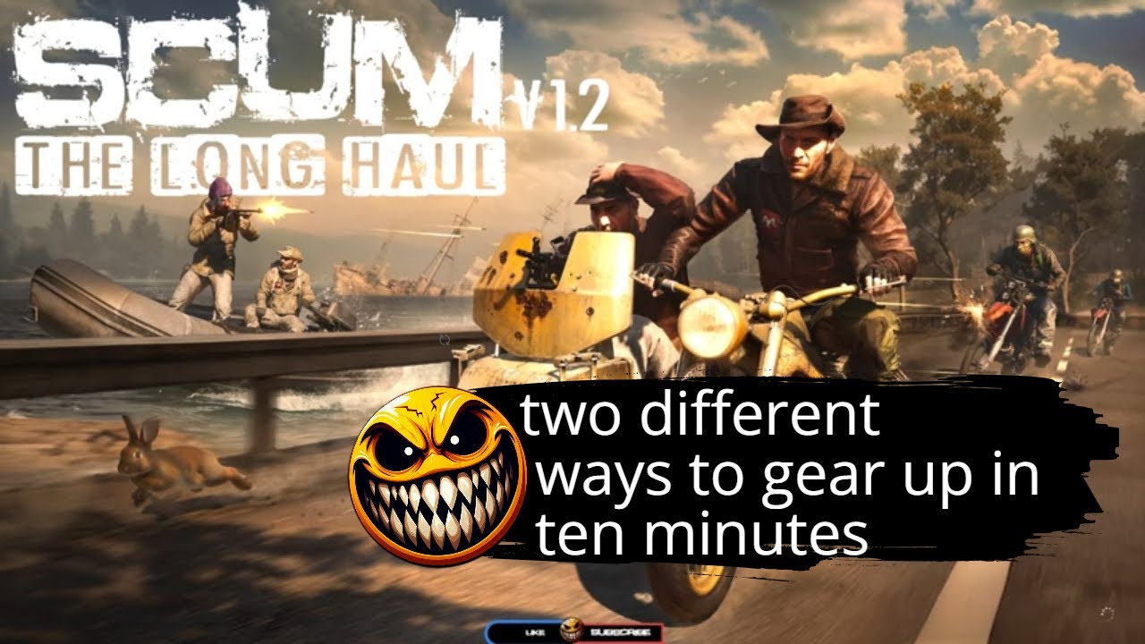10 min gearup, two completely different approaches in SCUM