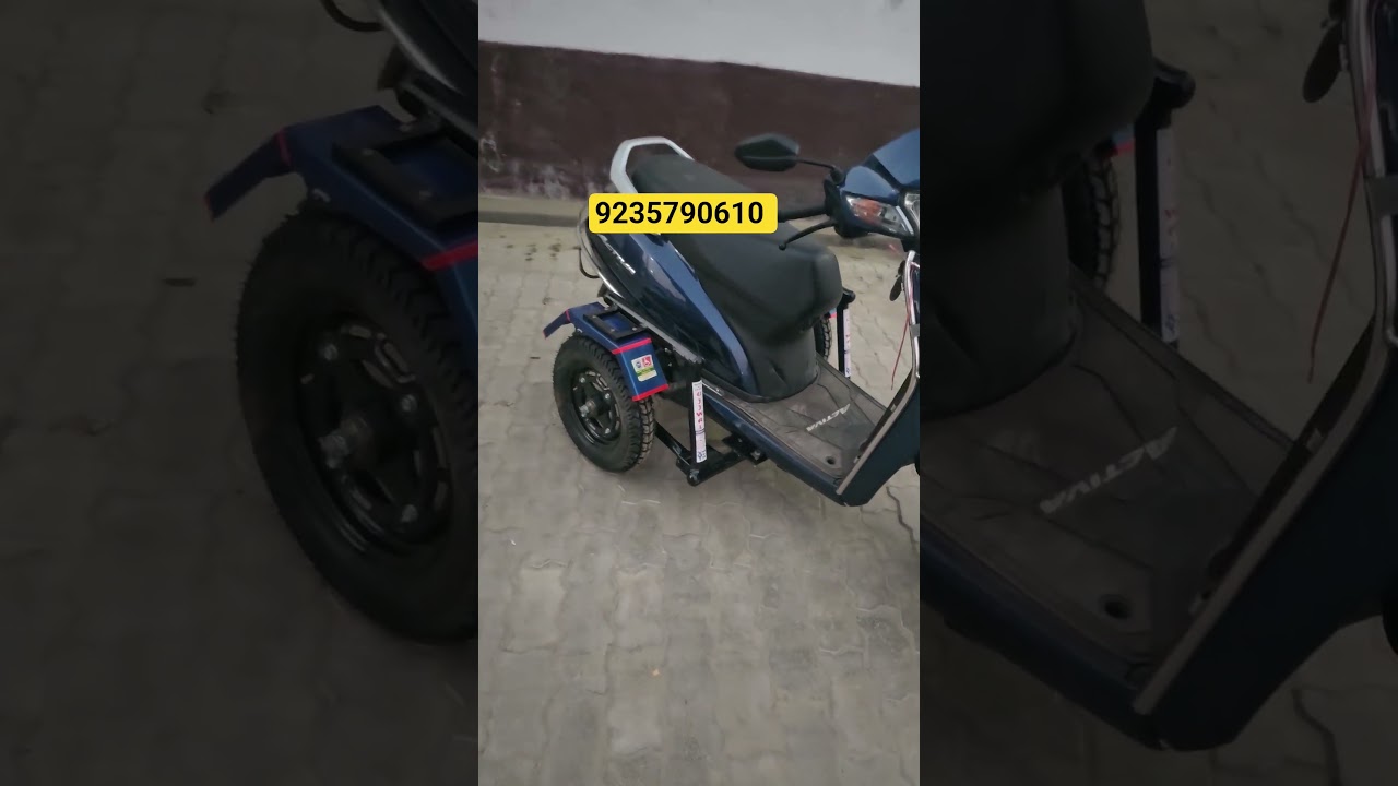 Side wheel attachment kit price / handicap Three Wheeler Scooter 