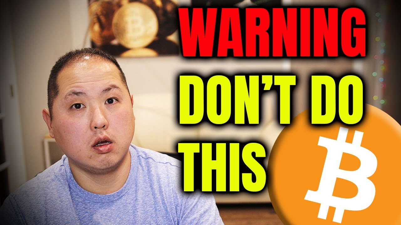 WARNING - DON'T DO THIS DURING BITCOIN DUMP!