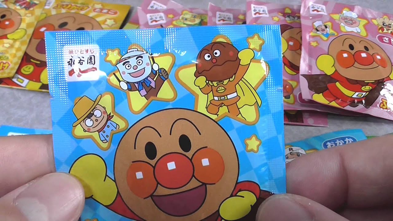 Anpanman Baikinman head separated アンパンマン バイキンマン ふりかけケース