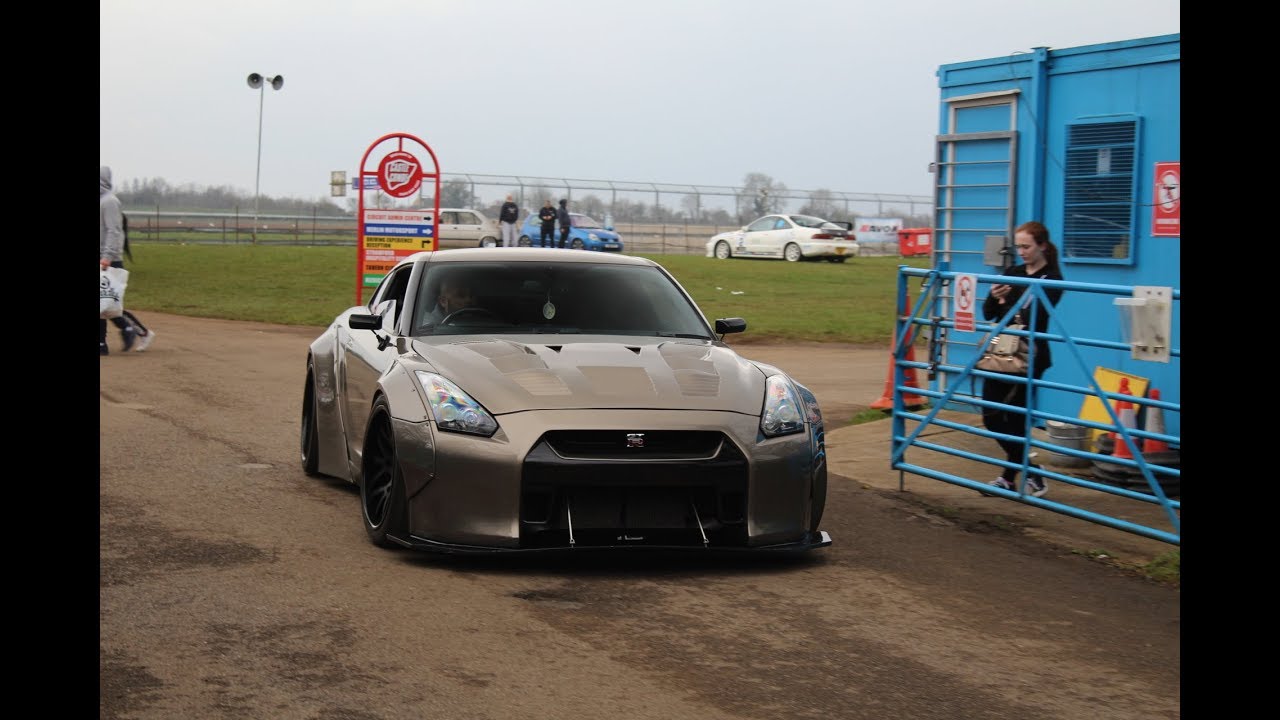 Modified Cars Leaving Spring Action Day - Drifts, Flames and Fast Accelerations - 7/4/18